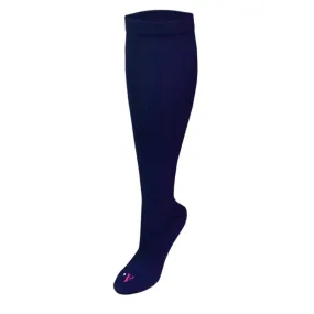 3-Pack Girls Navy Opaque Knee-Hi Socks