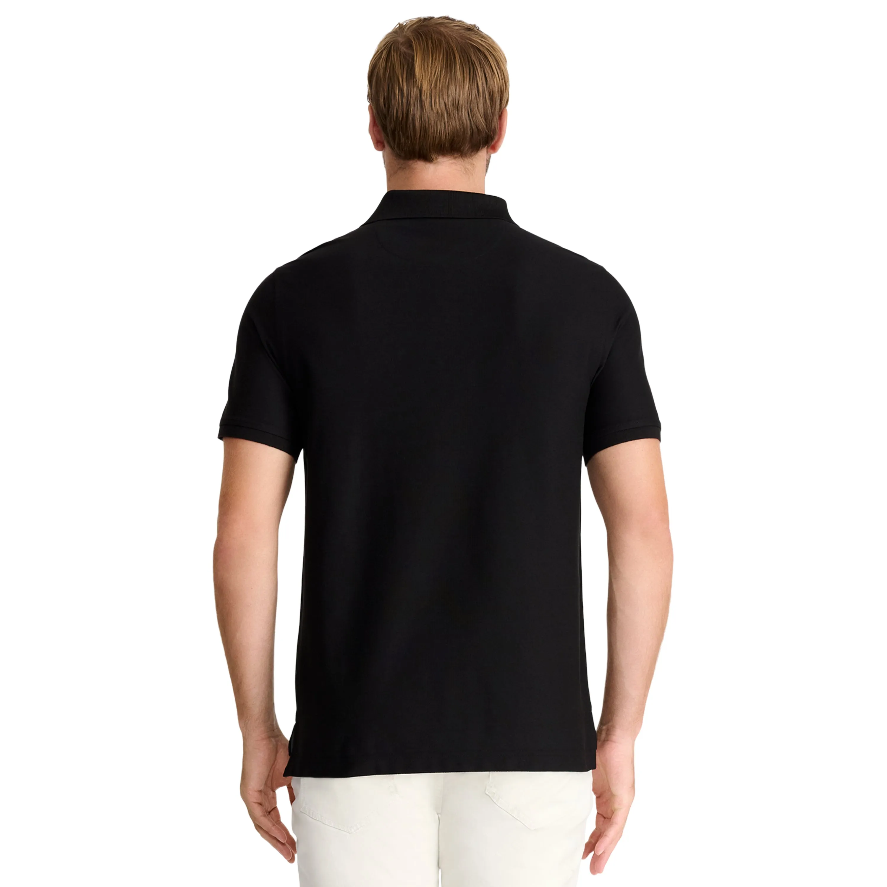 ADVANTAGE PERFORMANCE SHORT-SLEEVE POLO - BLACK