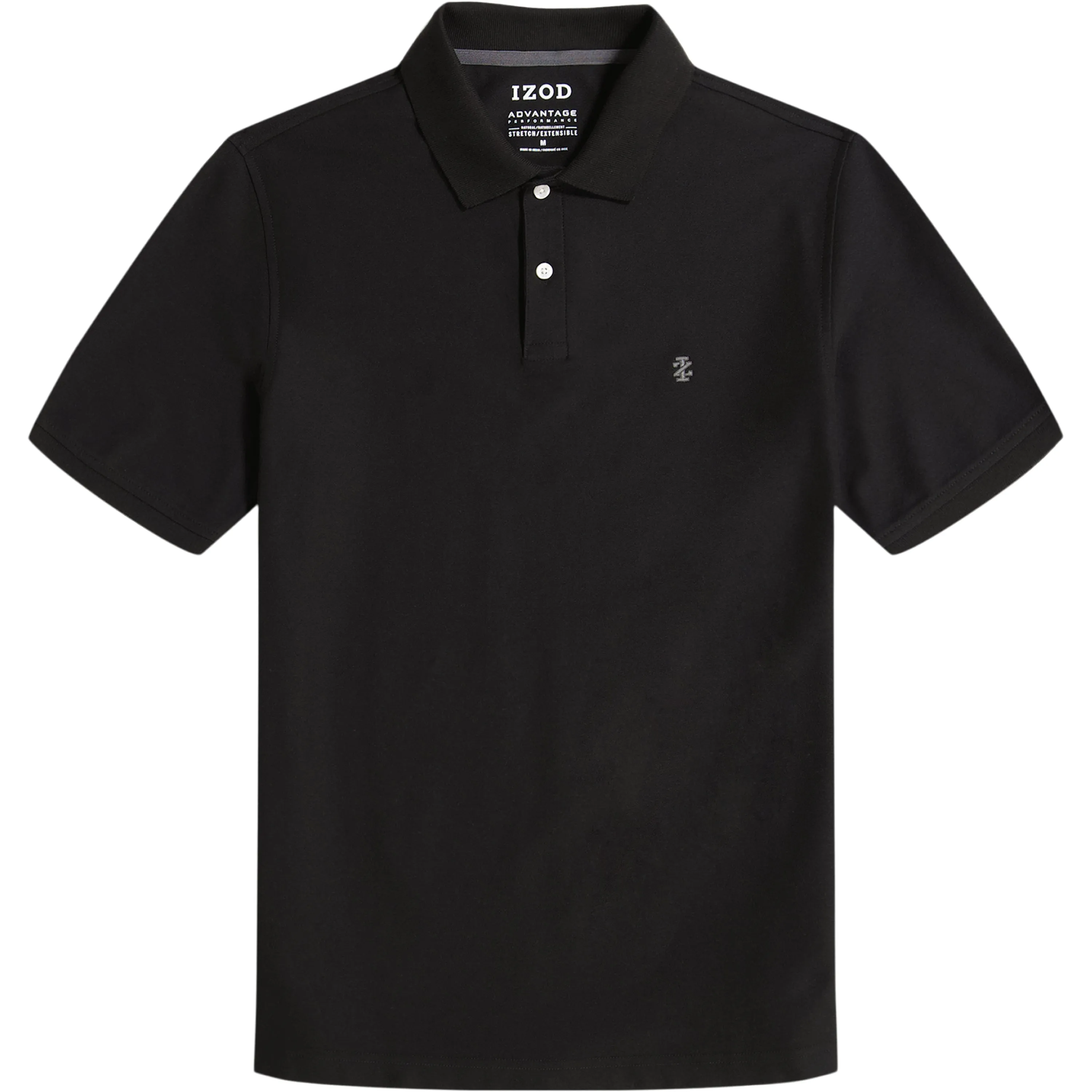 ADVANTAGE PERFORMANCE SHORT-SLEEVE POLO - BLACK