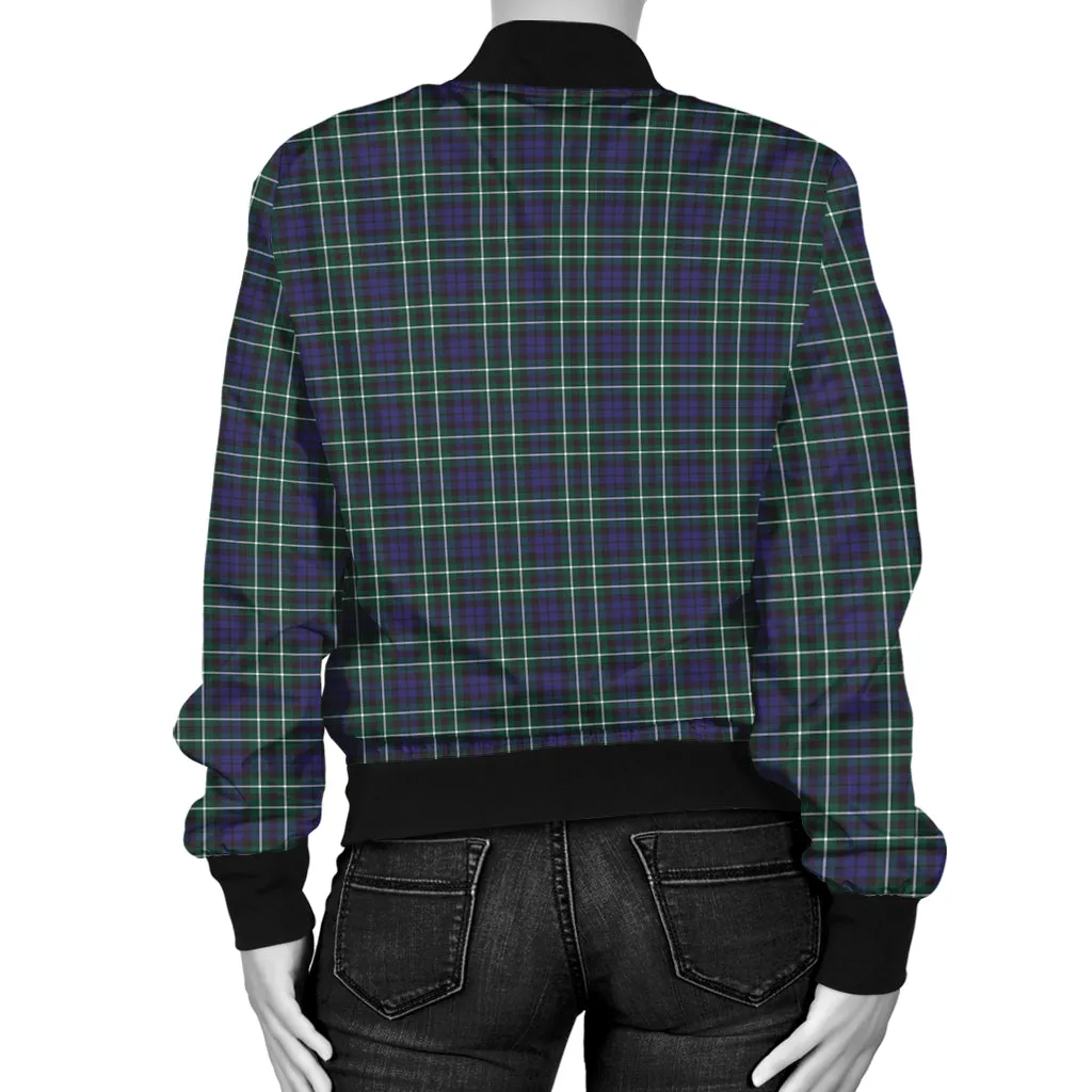 Allardice Tartan Bomber Jacket with Family Crest