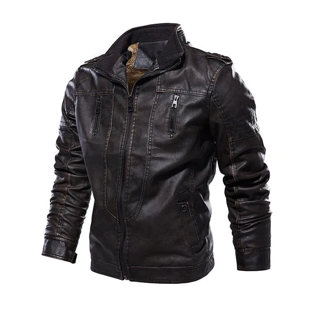 Antonios Leather Italian Jacket
