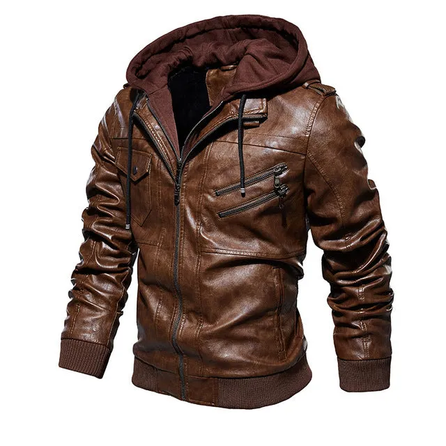 Antonios Leather Italian Jacket