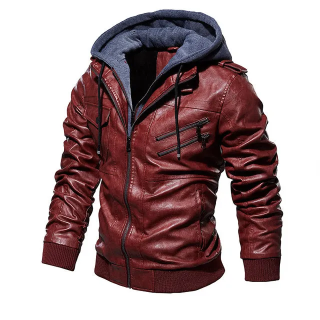 Antonios Leather Italian Jacket