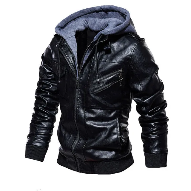 Antonios Leather Italian Jacket