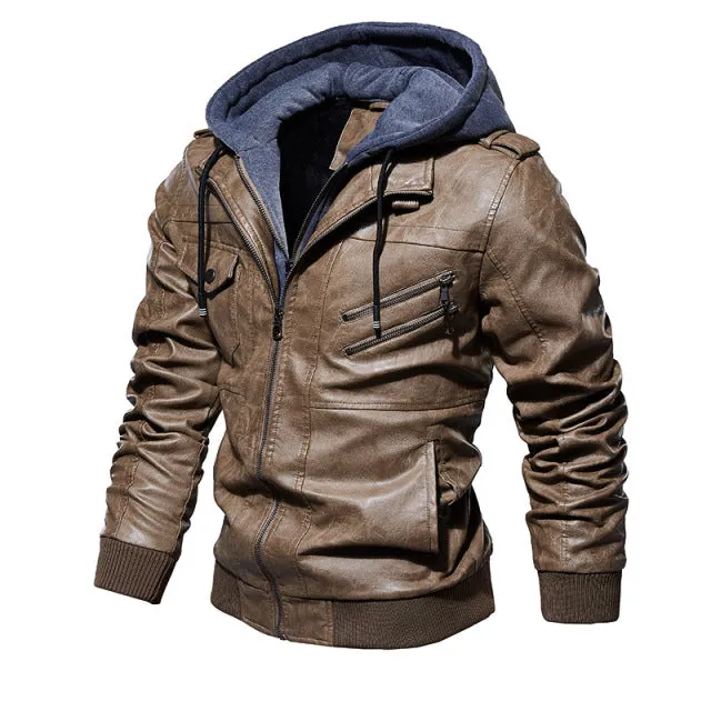 Antonios Leather Italian Jacket