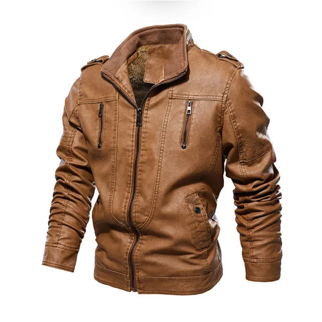 Antonios Leather Italian Jacket