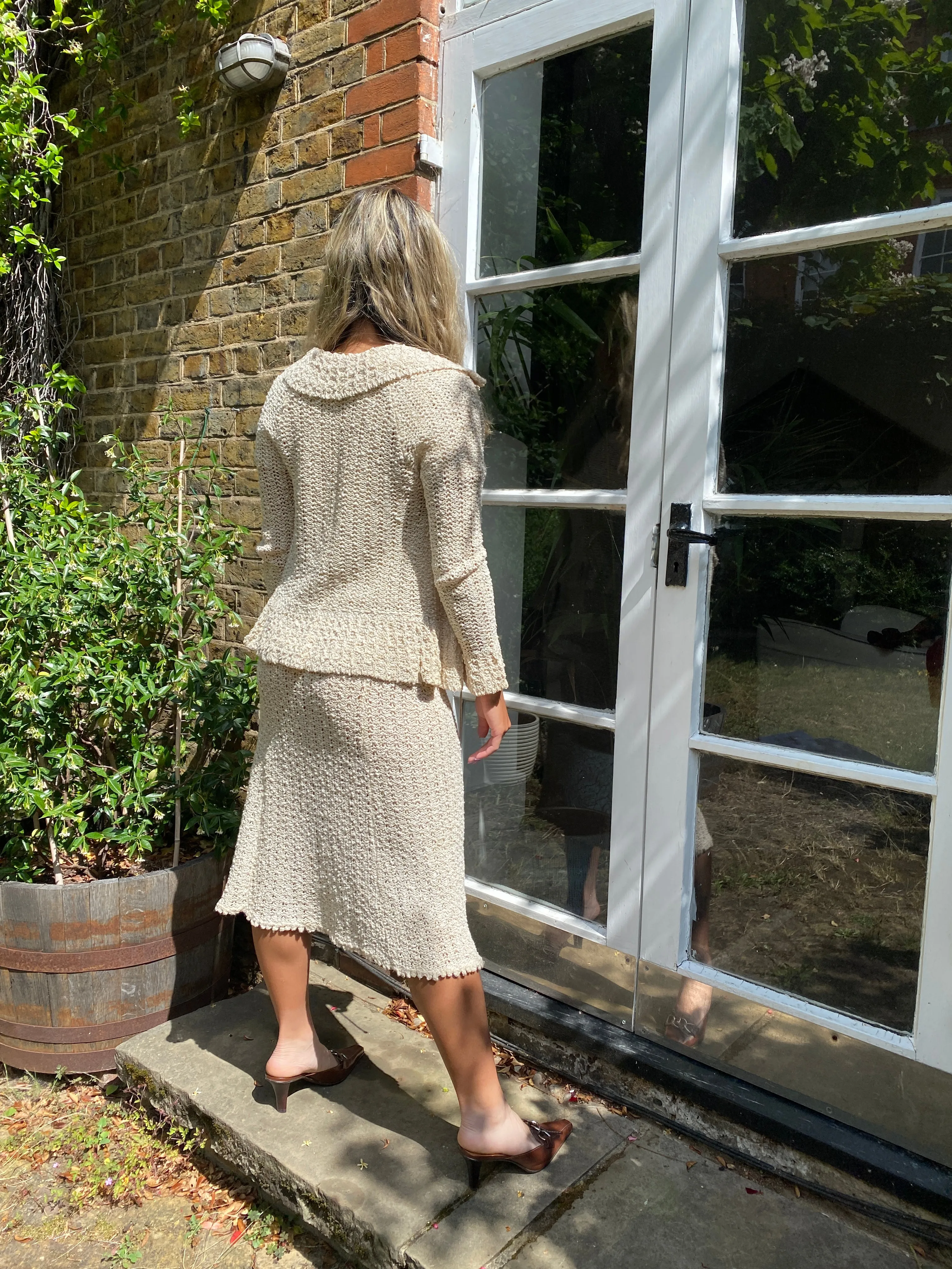 ARCHIVE - 1960s Irish Linen Knitted Three-Piece Suit