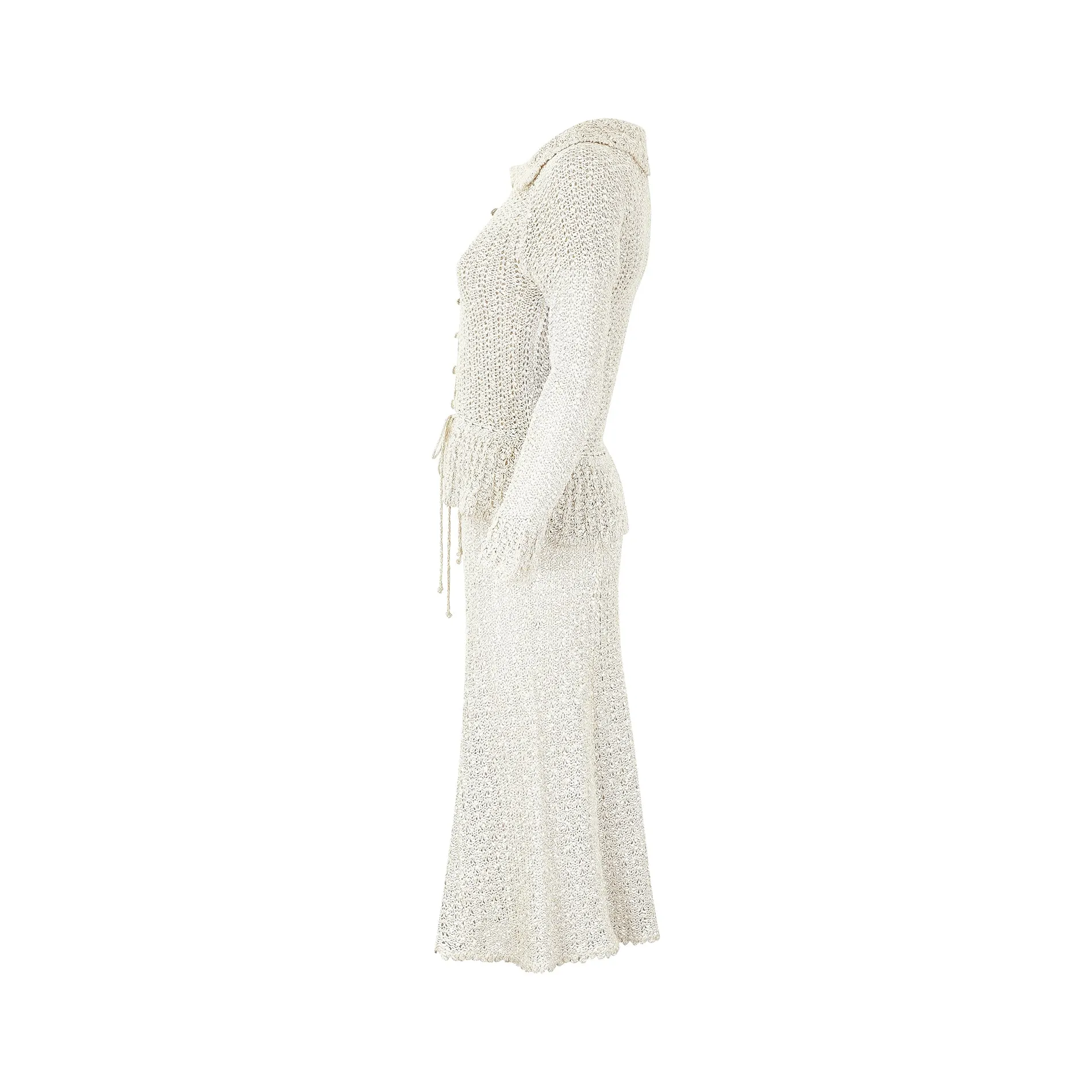 ARCHIVE - 1960s Irish Linen Knitted Three-Piece Suit