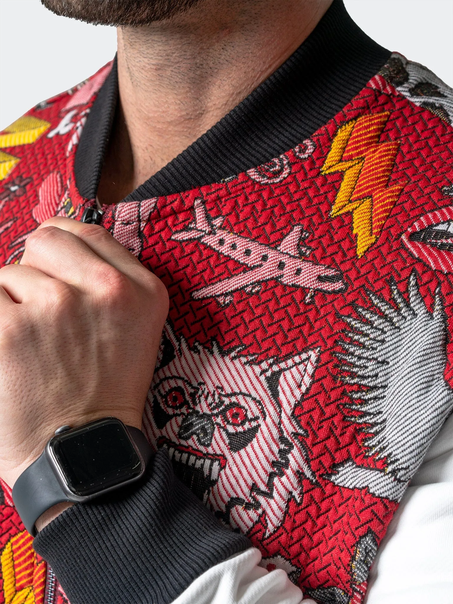 Bomber Skeleton Red