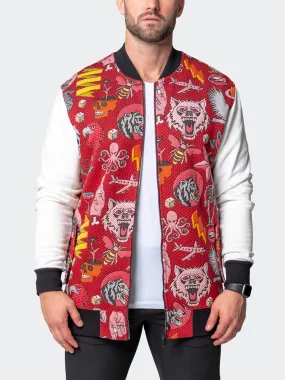 Bomber Skeleton Red