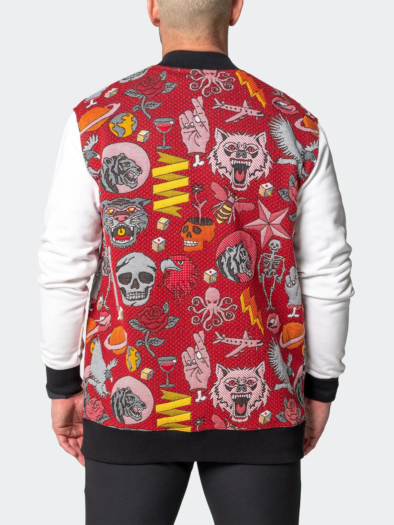 Bomber Skeleton Red