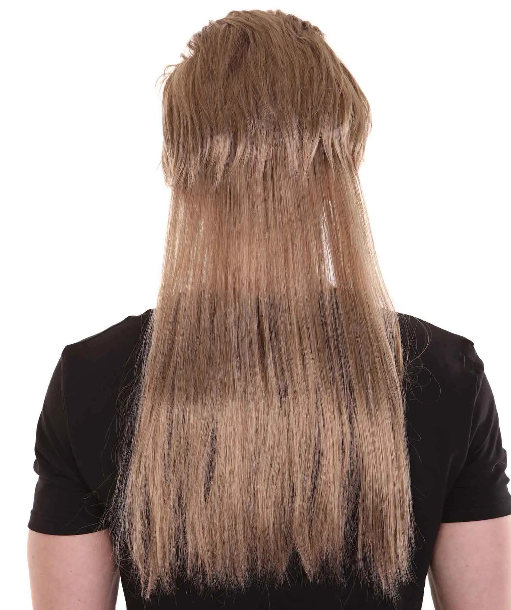Bounty Hunter Mens Wig | Brown Cosplay Halloween Wig | Premium Breathable Capless Cap