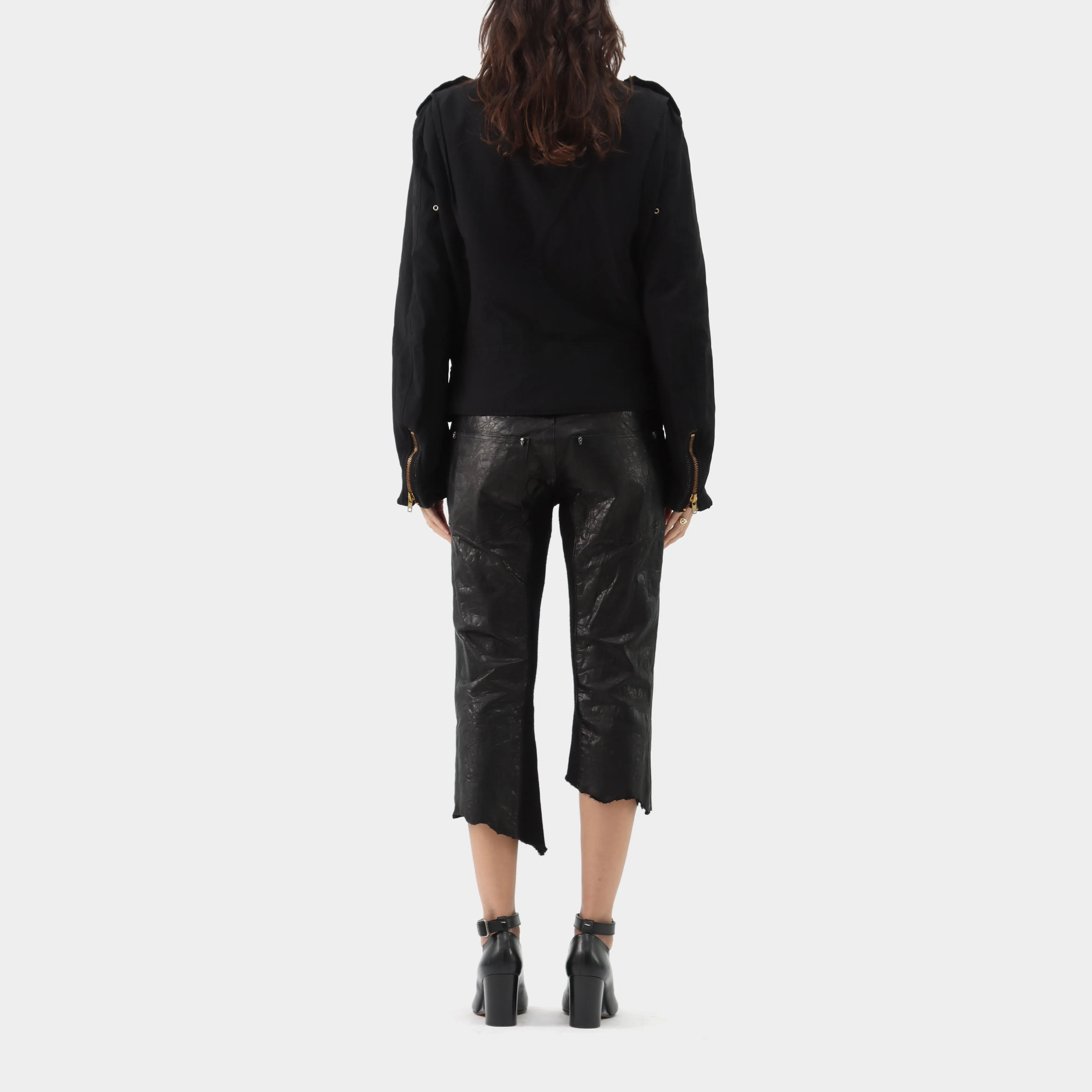 Comme des Garçons BLACK Contrast Stitch Biker Jacket