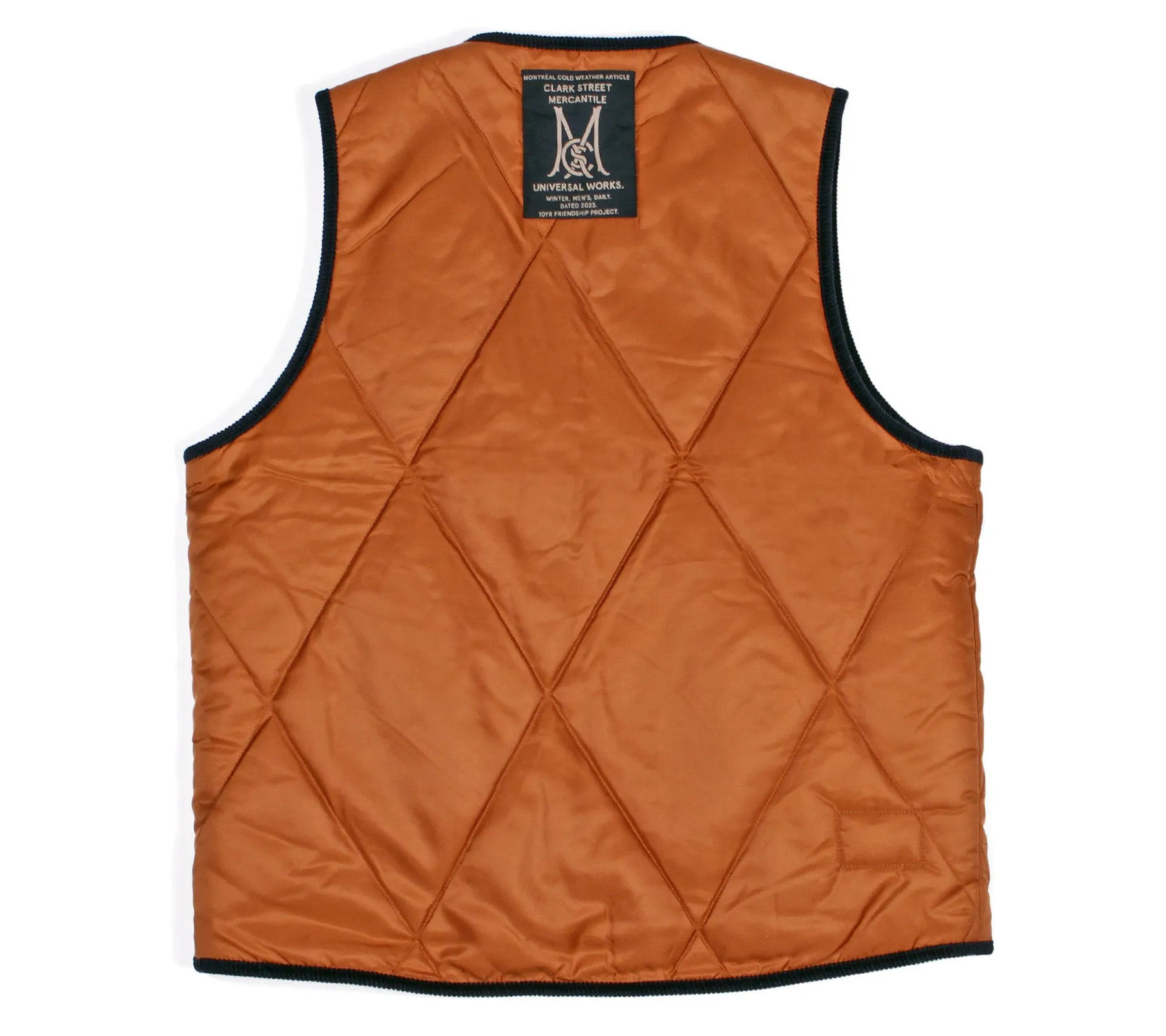 CSM x UW Military Liner Jacket | Caramel Flight Nylon Quilt