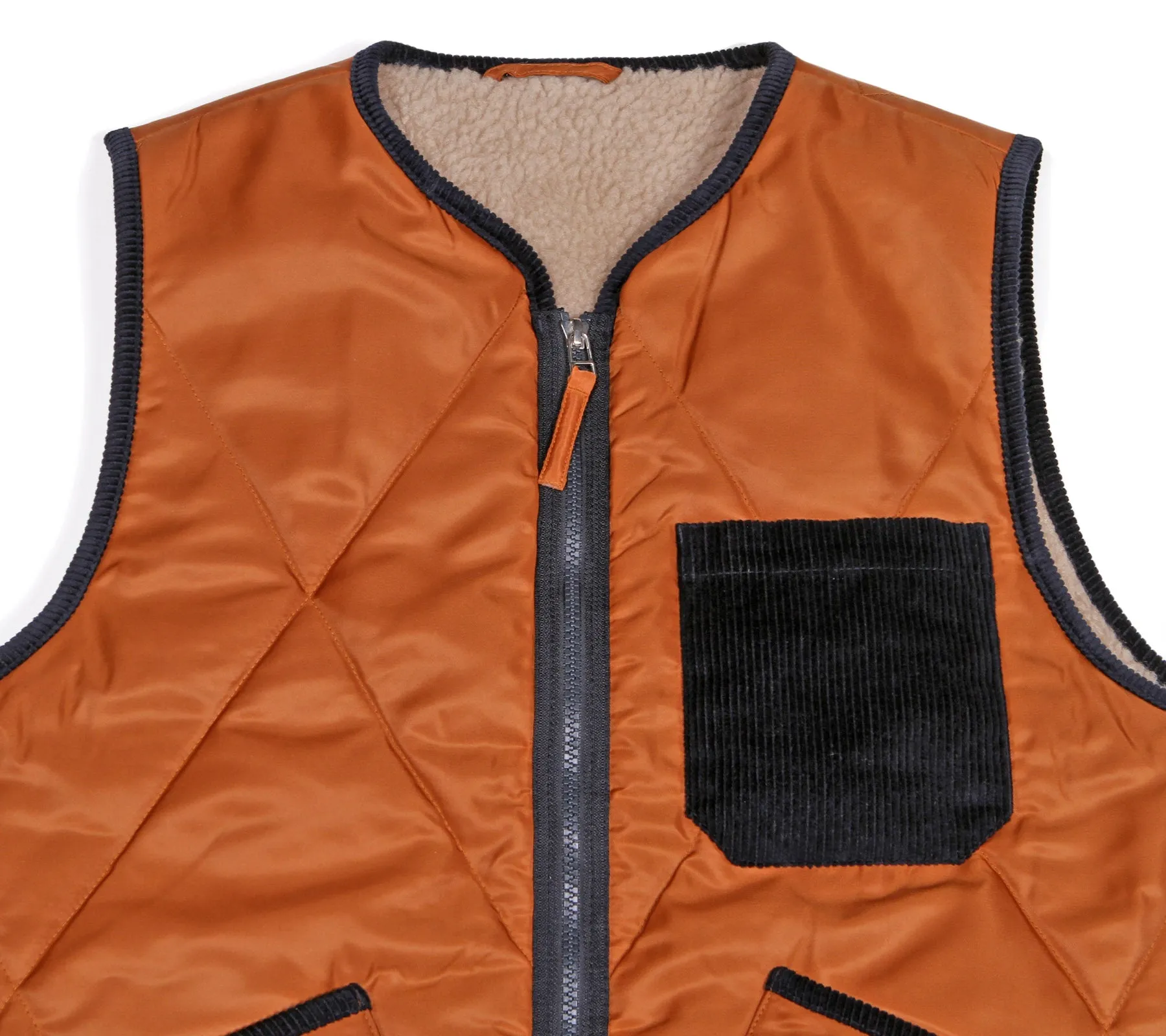 CSM x UW Military Liner Jacket | Caramel Flight Nylon Quilt