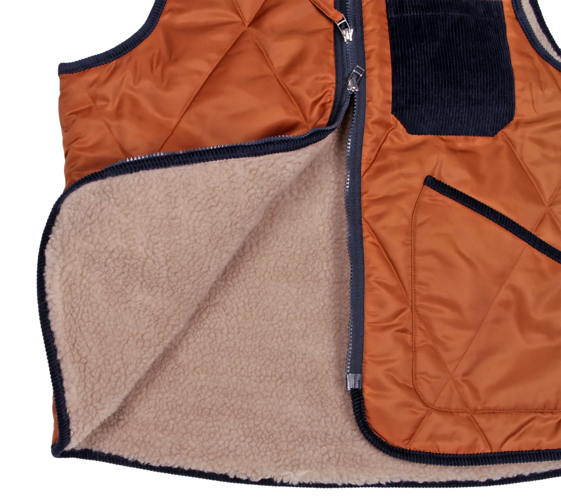 CSM x UW Military Liner Jacket | Caramel Flight Nylon Quilt