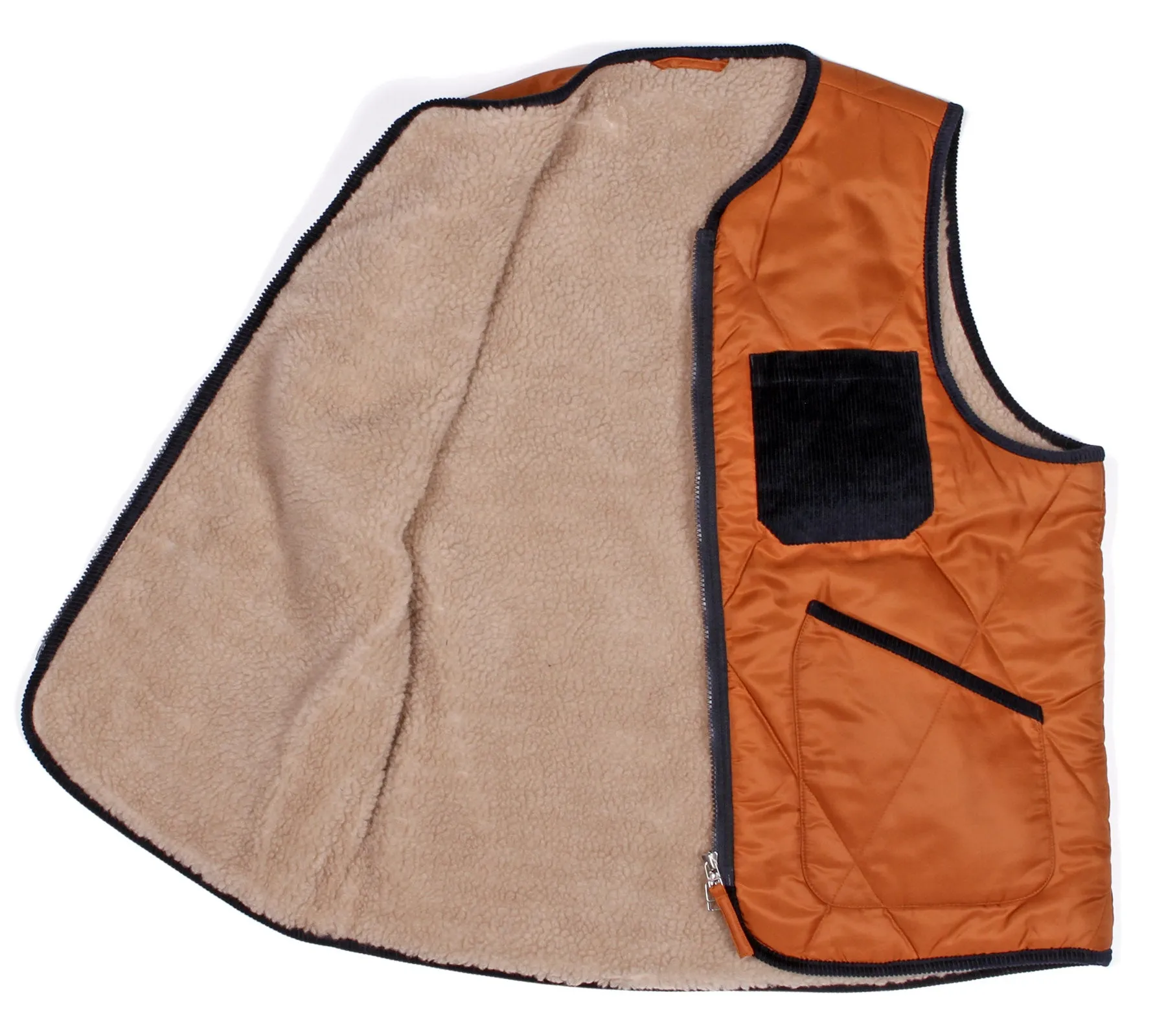 CSM x UW Military Liner Jacket | Caramel Flight Nylon Quilt