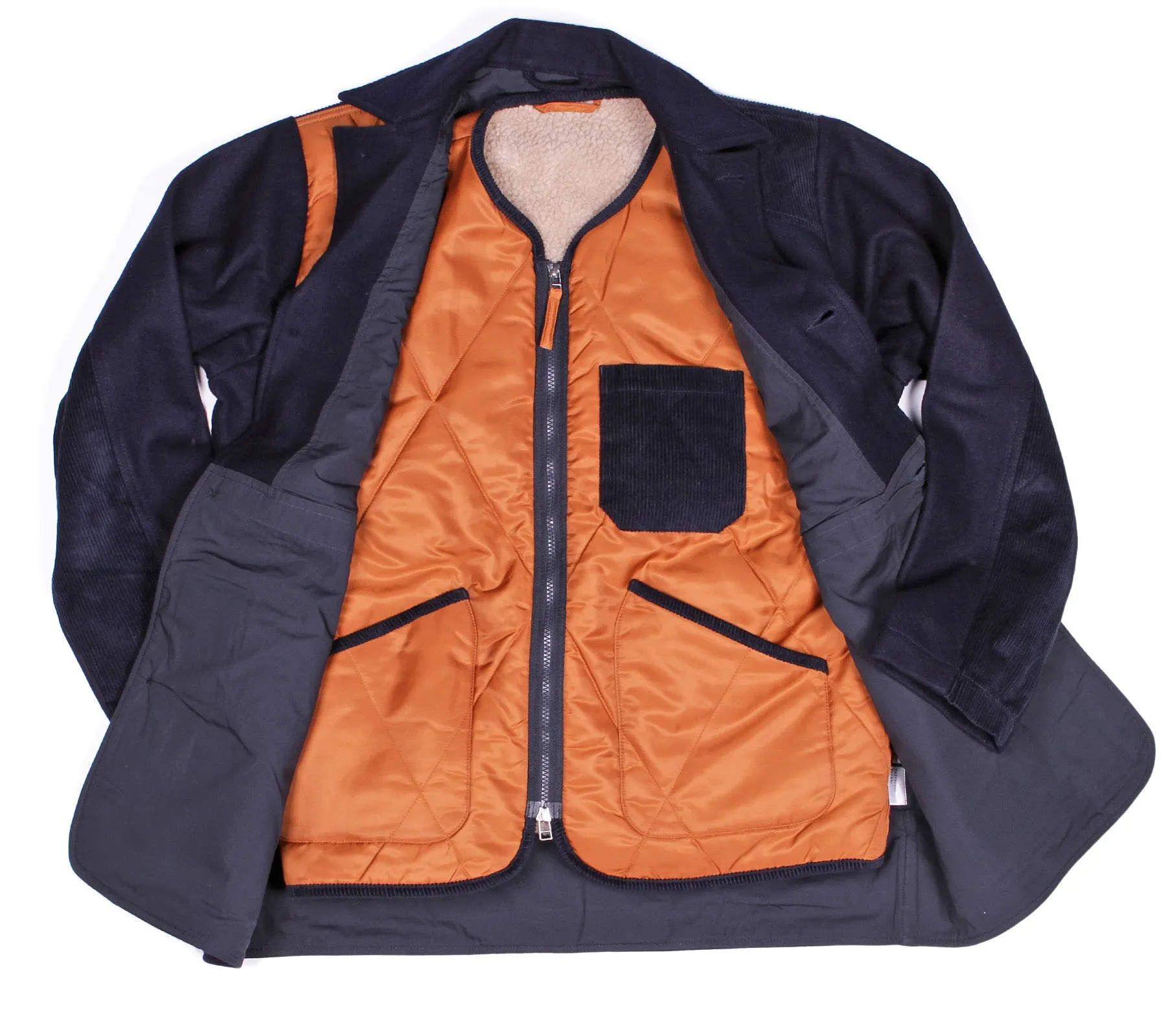 CSM x UW Military Liner Jacket | Caramel Flight Nylon Quilt