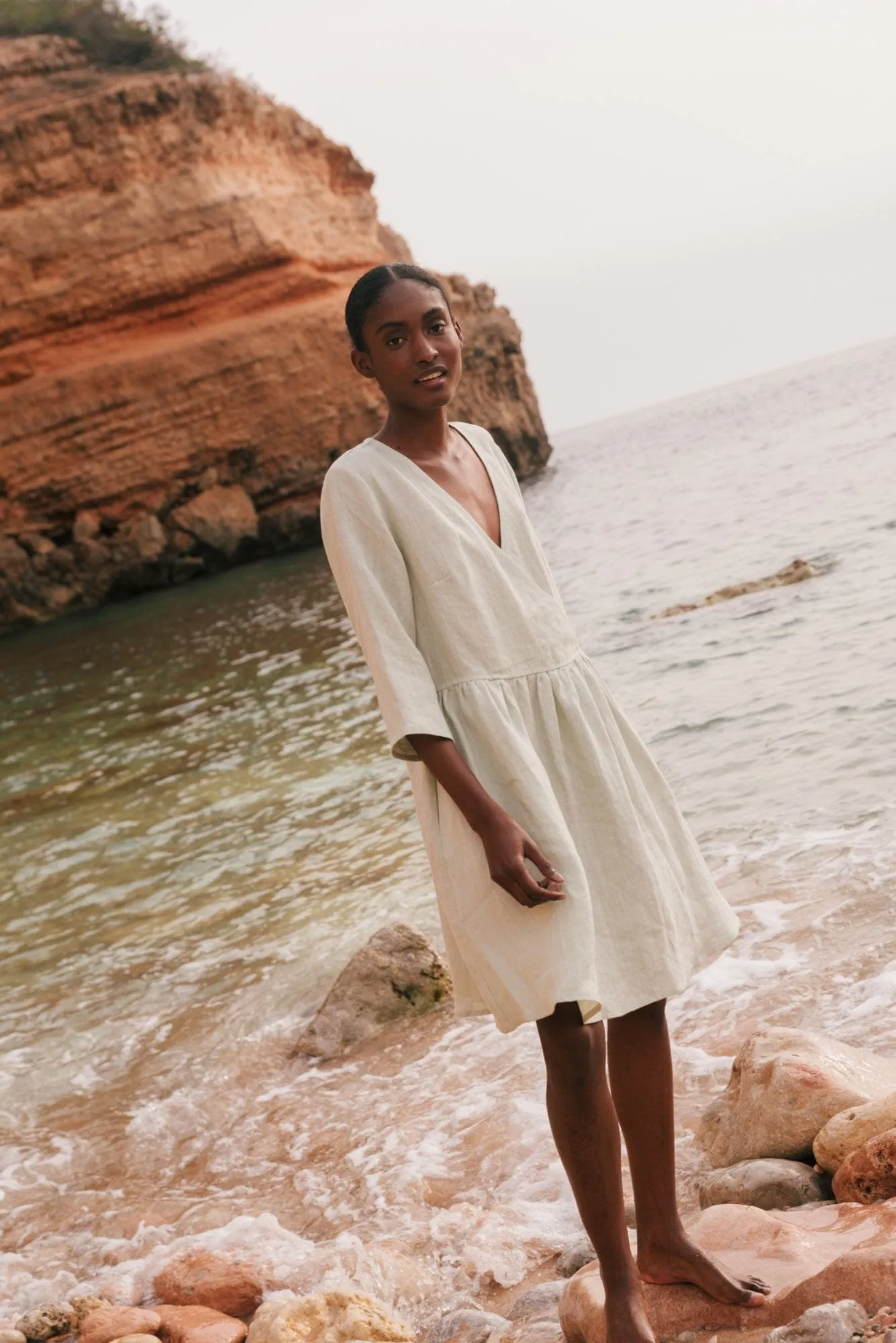 Daphne Linen Dress | Multiple Colours
