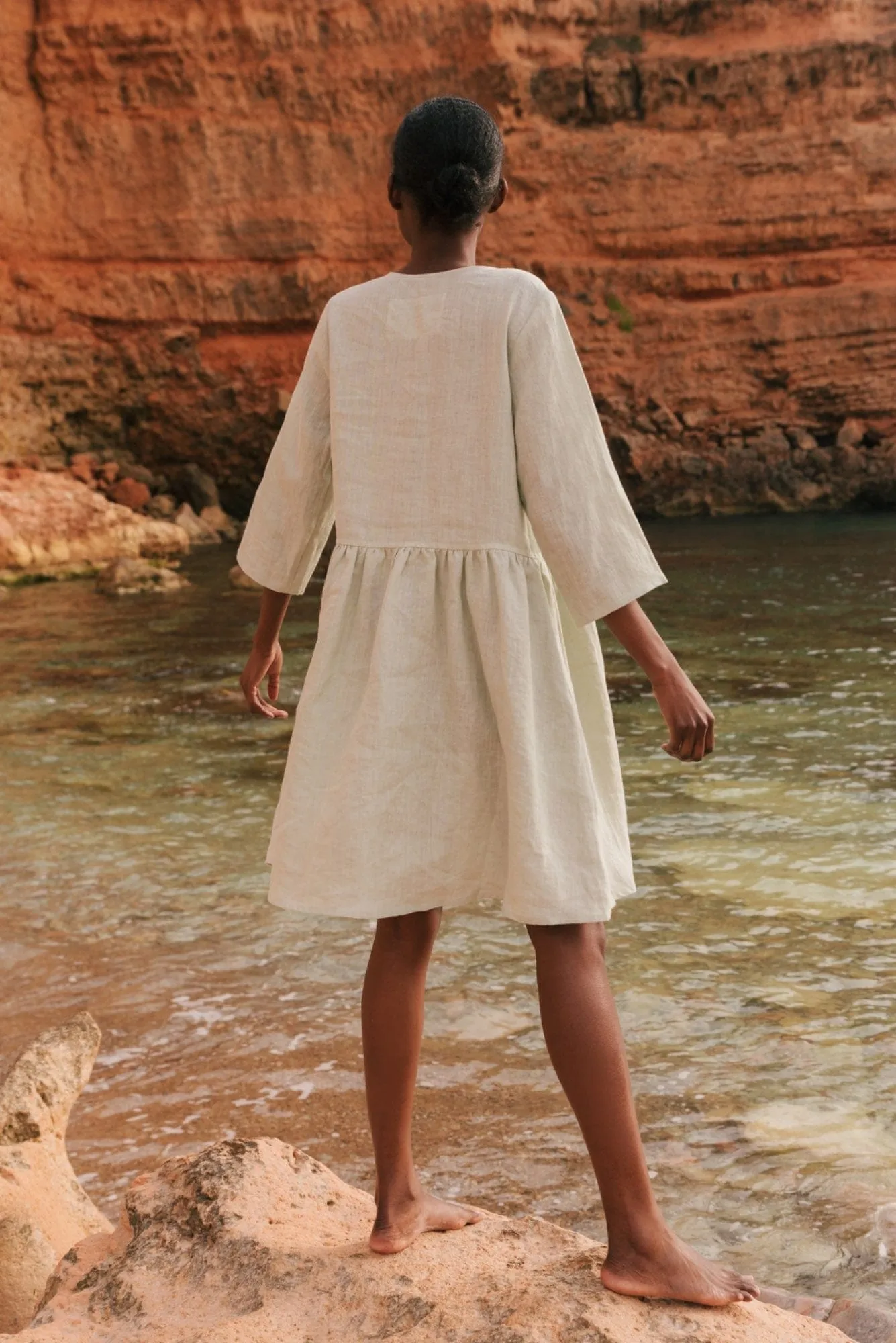 Daphne Linen Dress | Multiple Colours