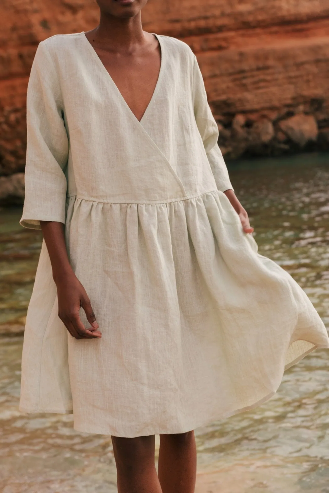 Daphne Linen Dress | Multiple Colours