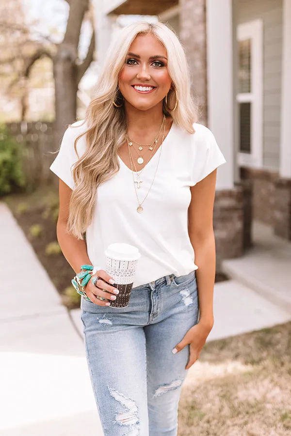 Dreaming Until Dawn Top In White