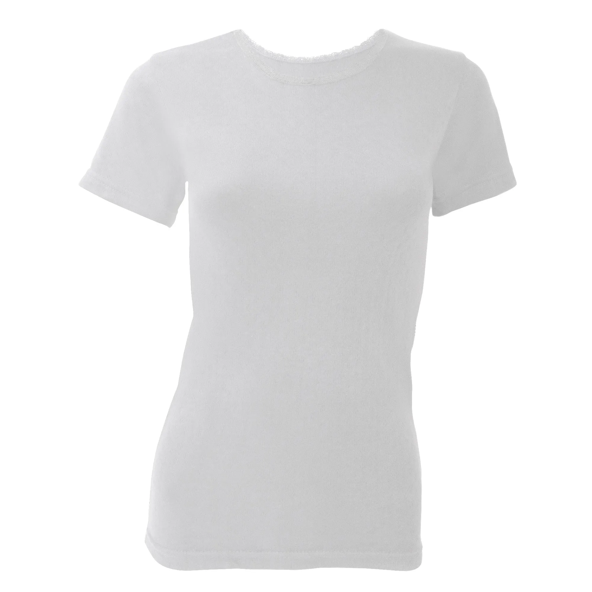 FLOSO Ladies/Womens Thermal Underwear Short Sleeve T-Shirt/Top (Standard Range)