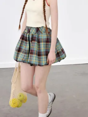 Girlary Women Vintage Cute Core 2000s Kpop Shorts Plaid Hot Pants Y2k Streetwear Harajuku Chic Sexy Ballet Core Design Kpop Summer 2024