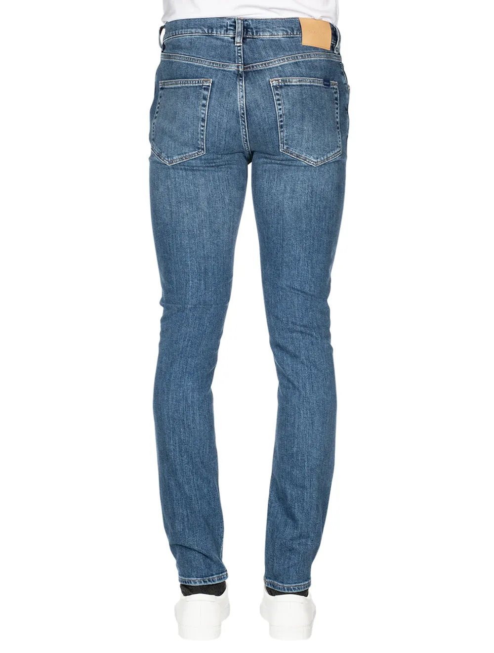 Hayes Slim Fit Jeans Semi Light Blue Worn In