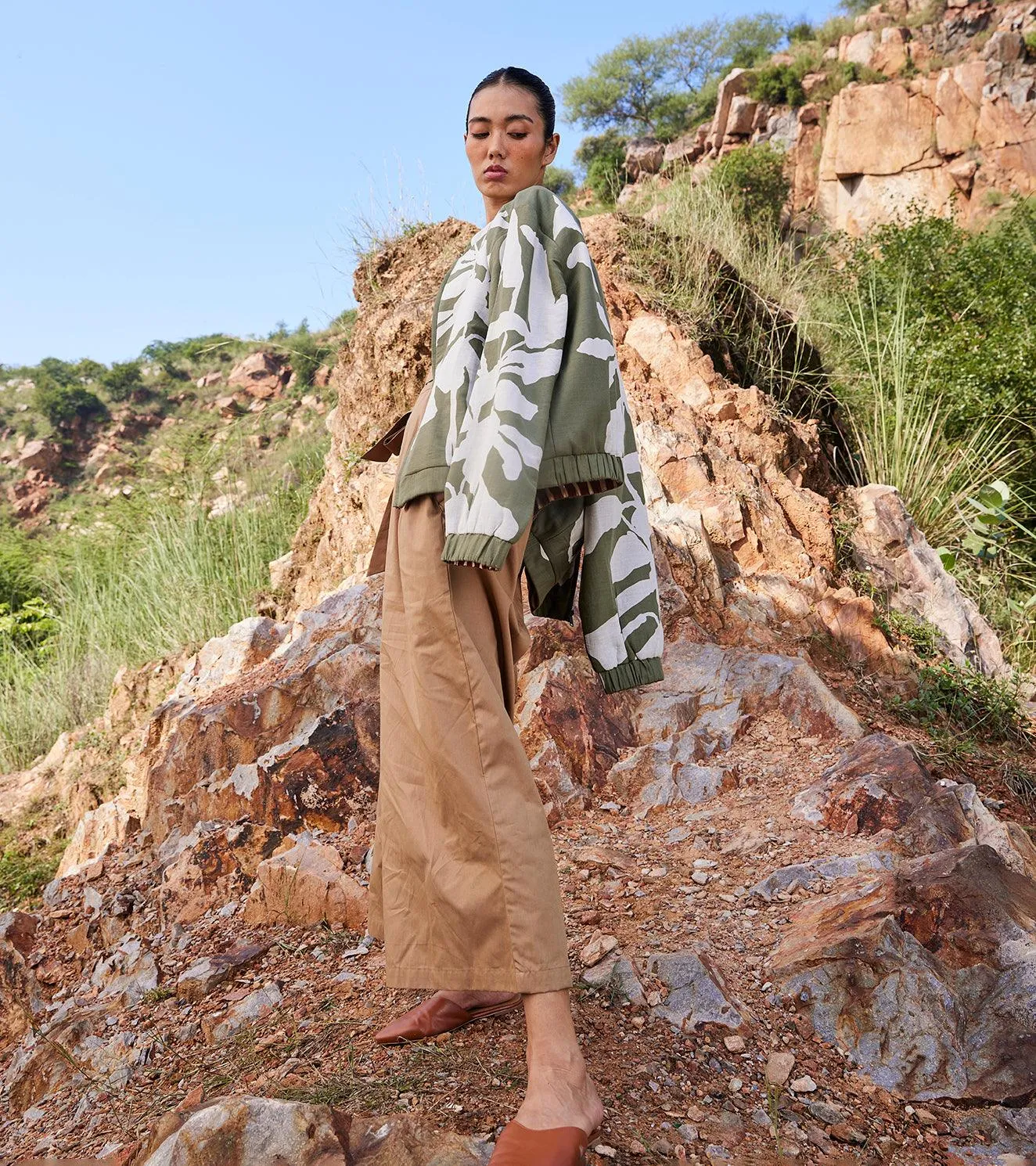 Haze Beneath Bomber Jacket