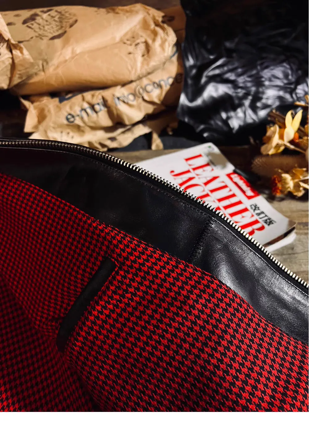HORSEHIDE LEATHER JACKET KONDOR