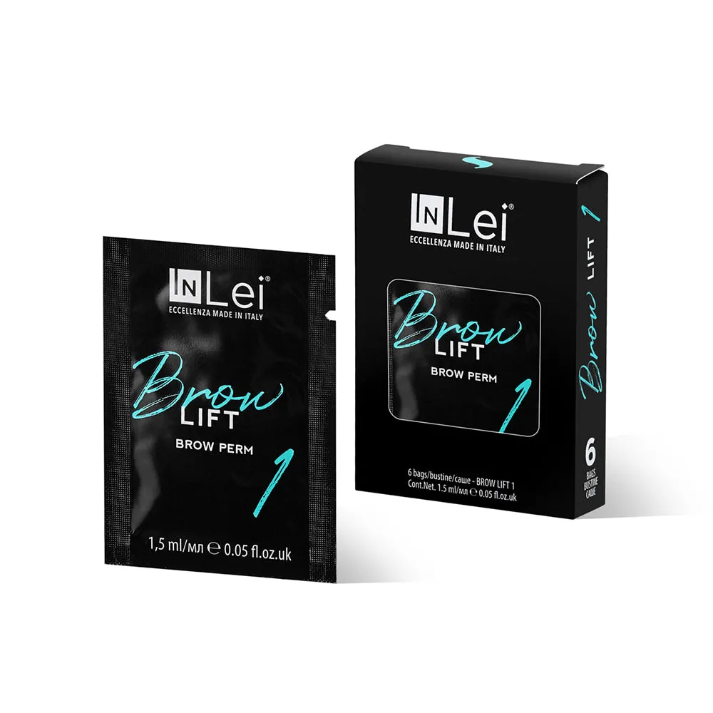 InLei Brow Bomber Lamination Sachets Step 1 Brow Lift - 6 Pack x 1.5ml