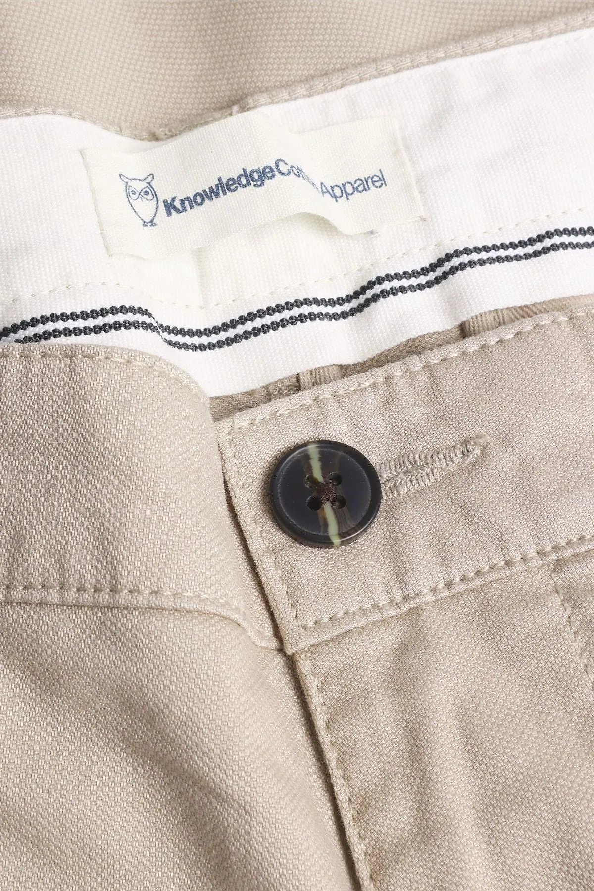 Light Feather Gray Chuck Regular Canvas Chinos Knowledge Cotton Apparel