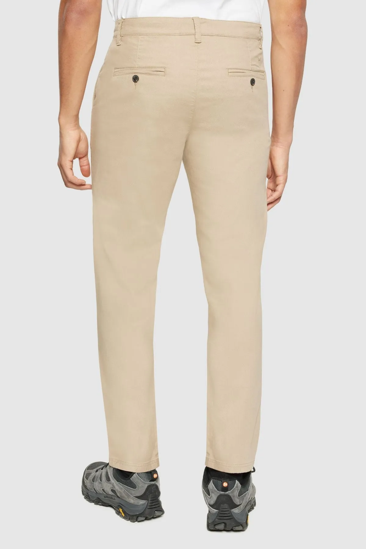Light Feather Gray Chuck Regular Canvas Chinos Knowledge Cotton Apparel