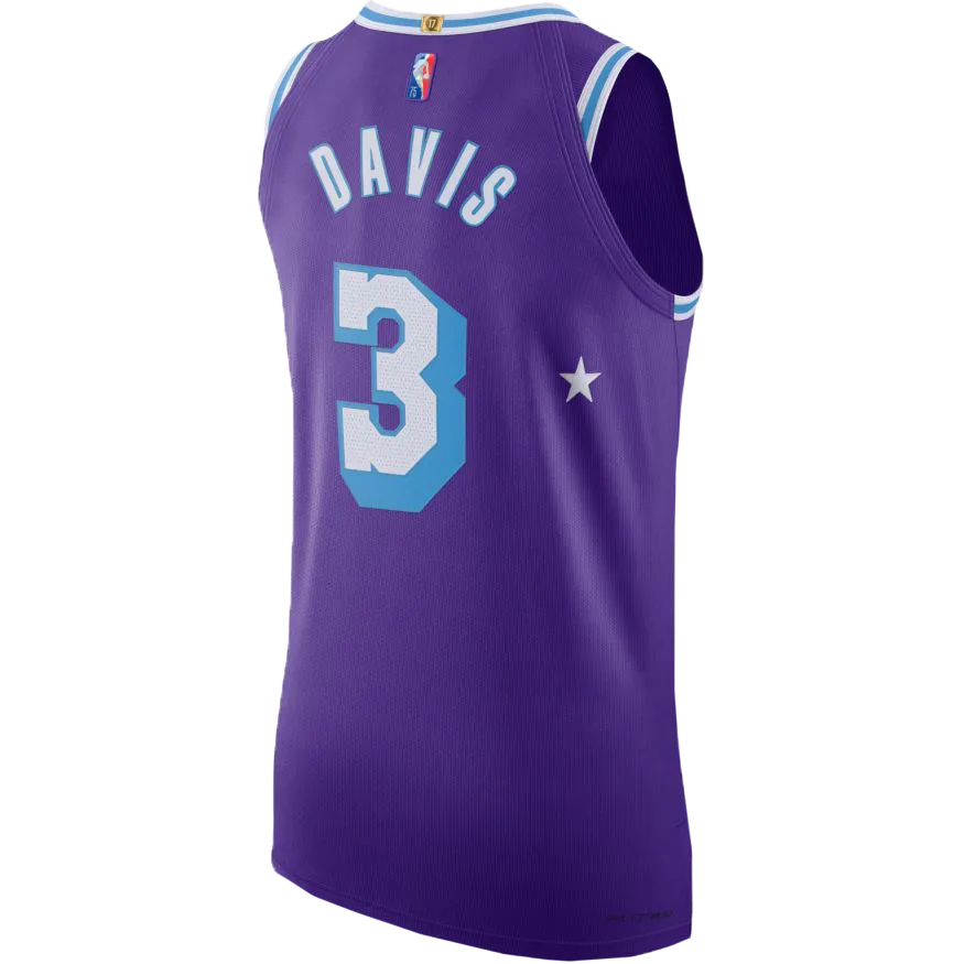 Los Angeles Lakers Anthony Davis 2021-22 Authentic Moments Mixtape City Edition Jersey