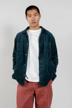 Men's Stanley Organic Cotton Corduroy Jacket Marine Green