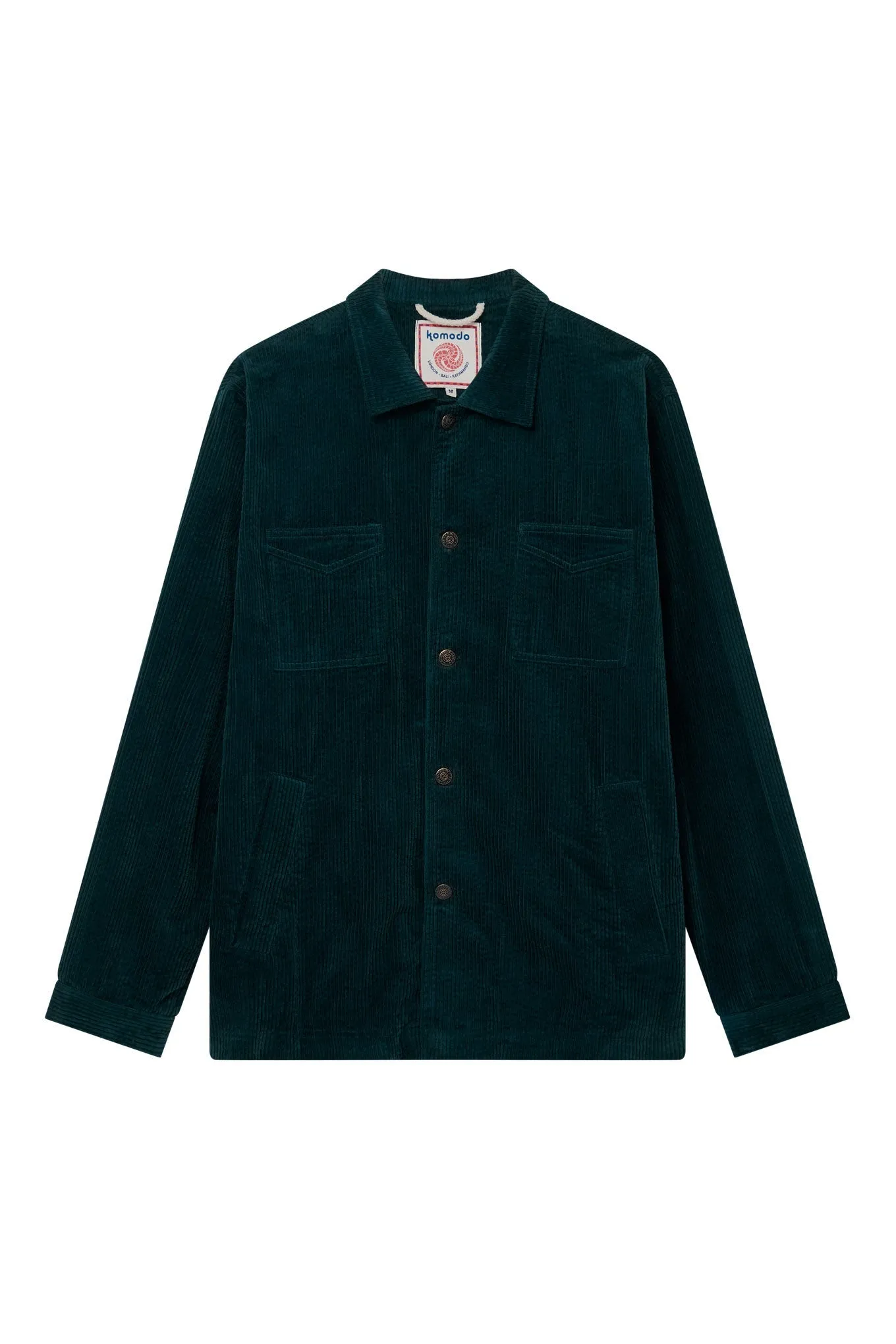 Men's Stanley Organic Cotton Corduroy Jacket Marine Green