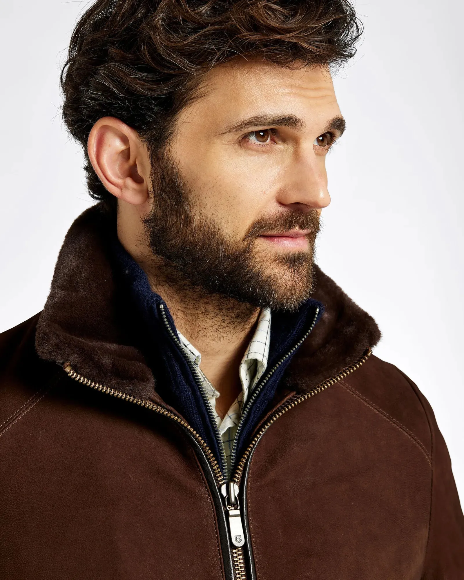 Merriman Walnut Leather Jacket