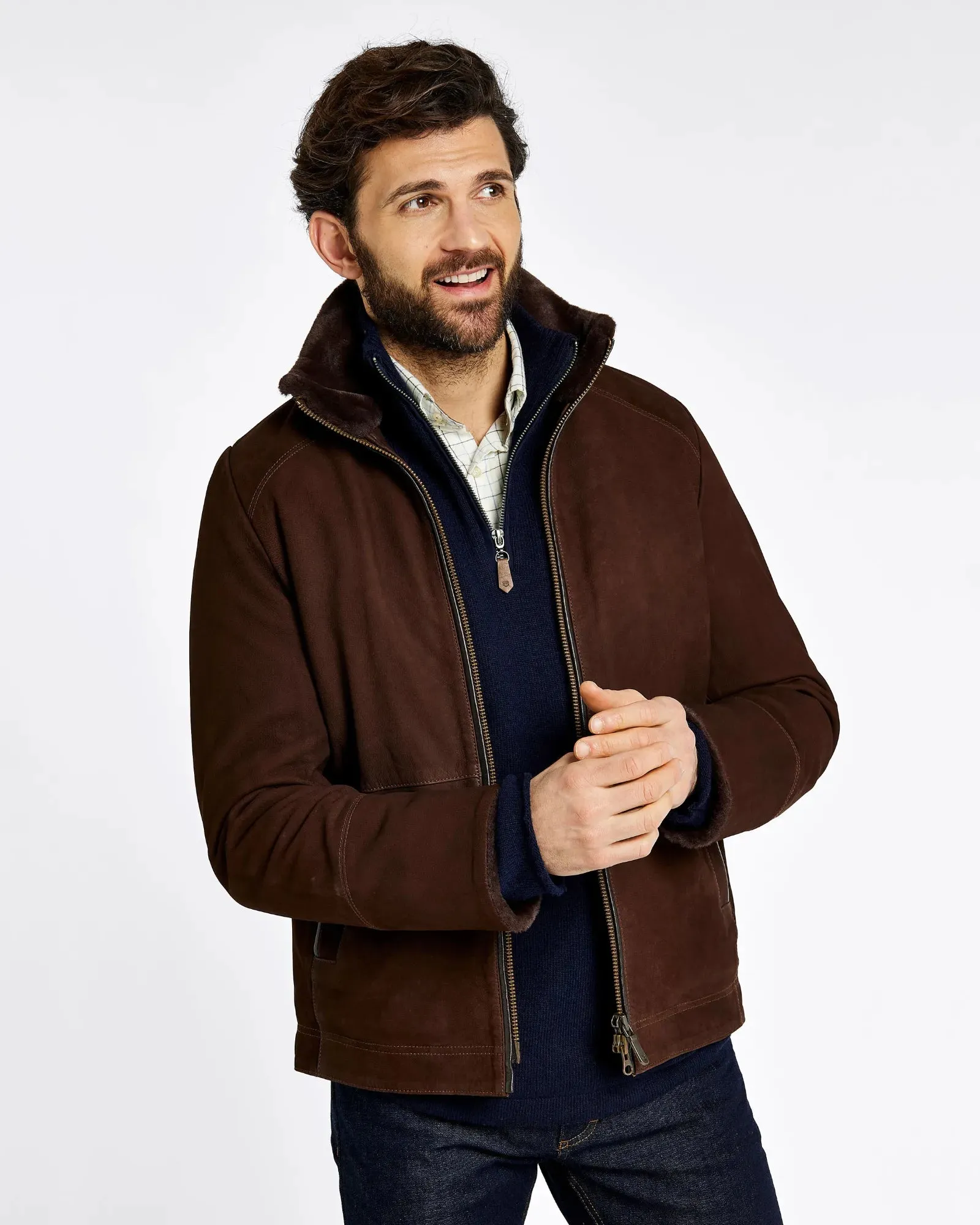 Merriman Walnut Leather Jacket