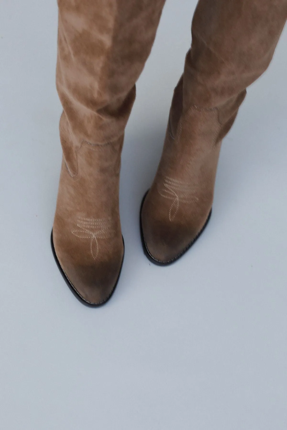 Mesa Sky Western Boots - Latte