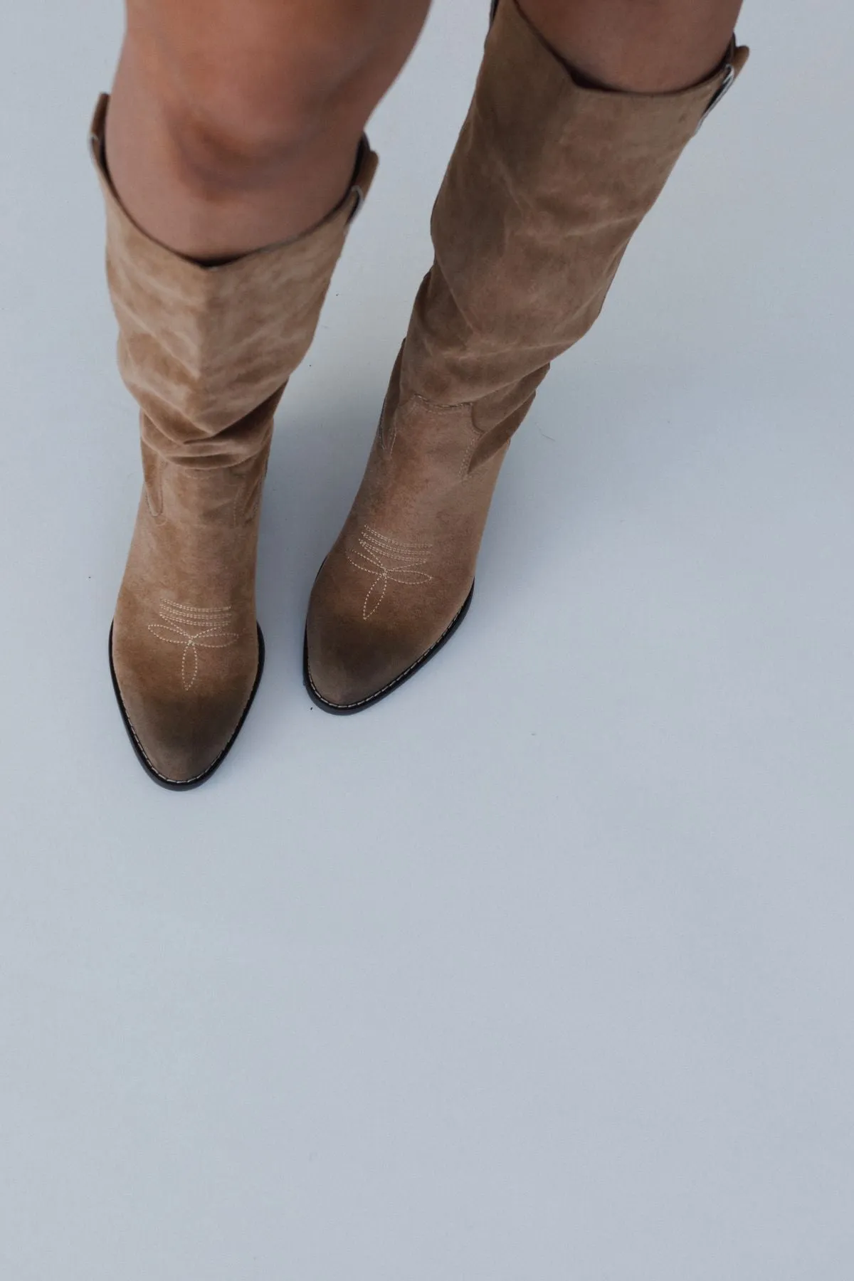 Mesa Sky Western Boots - Latte