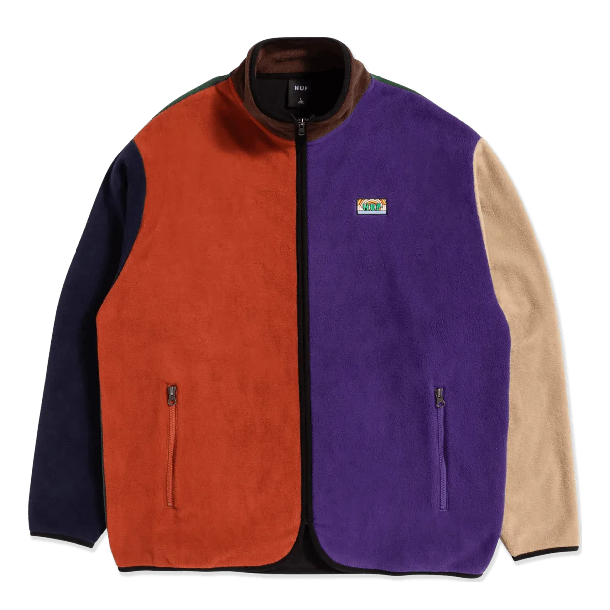 New Day Color Block Tech Fleec Emerald
