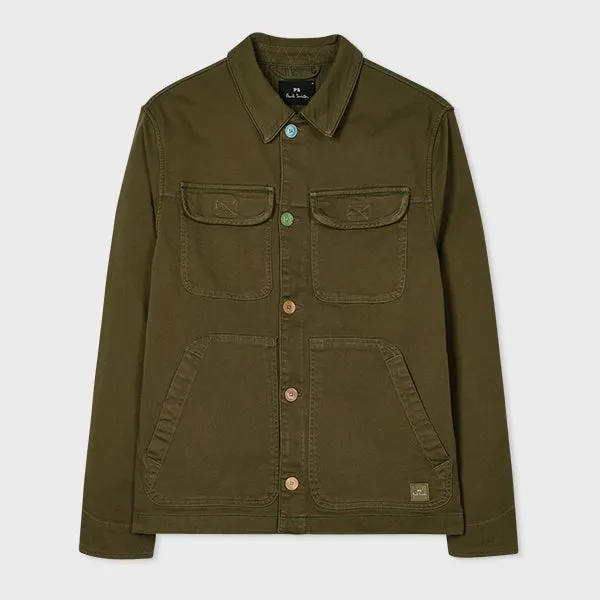 Paul Smith Pocket Overshirt Jacket - Green