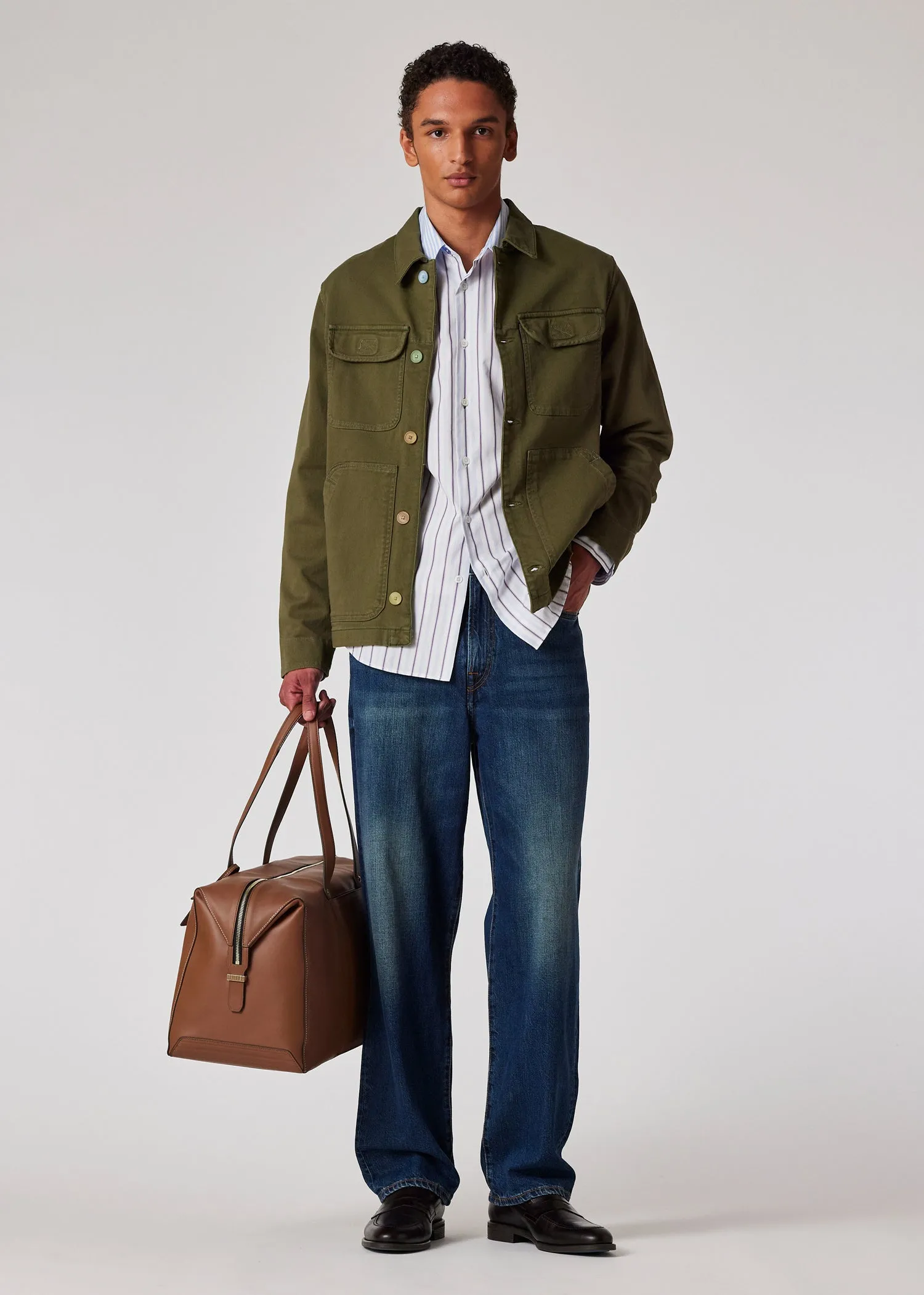 Paul Smith Pocket Overshirt Jacket - Green