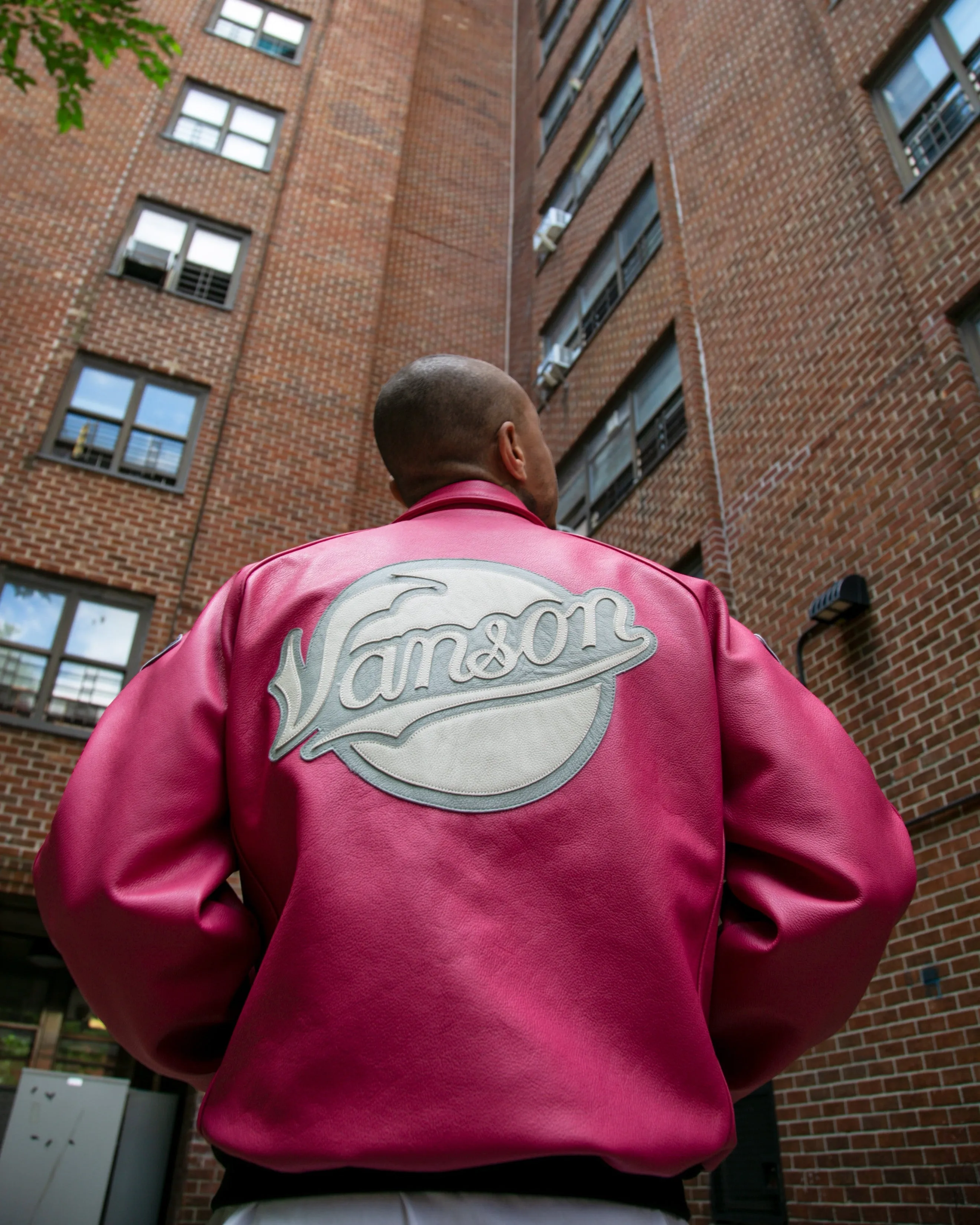 PINK HARLEM BOMBER JACKET | 4-12 WEEKS PRODUCTION