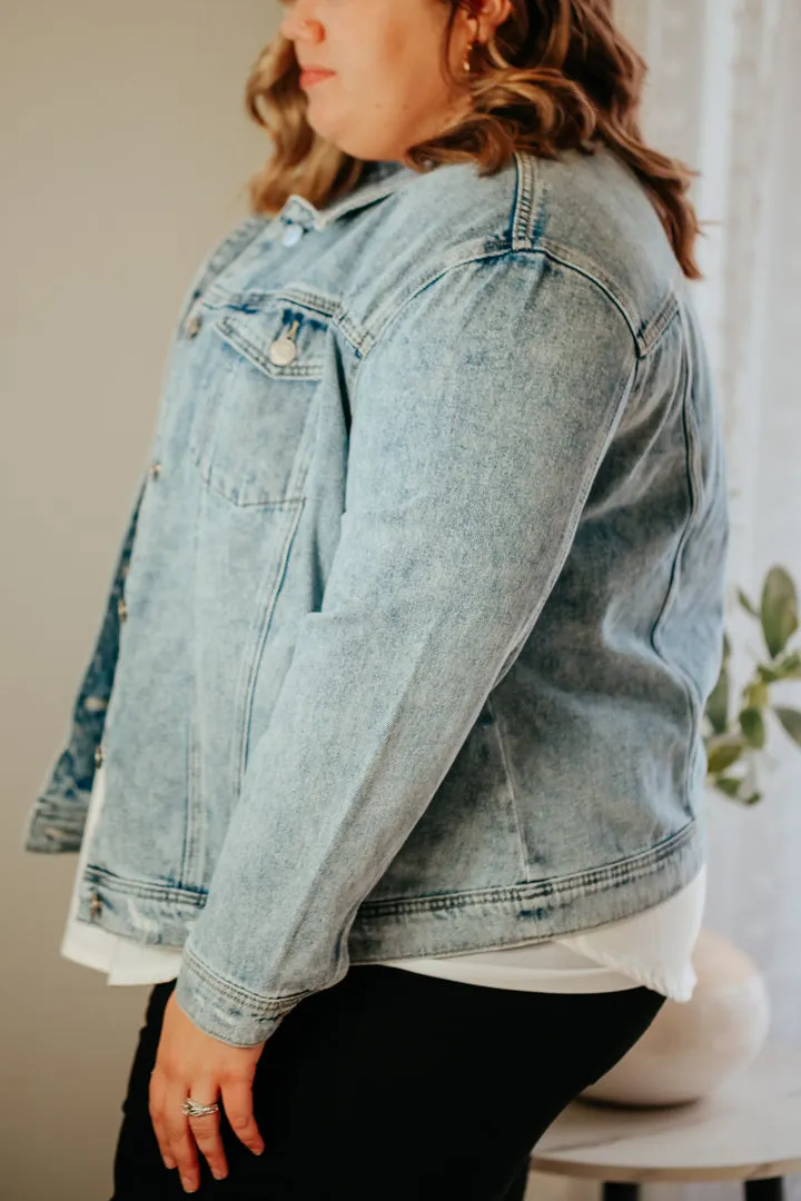 PLUS Denim Jacket