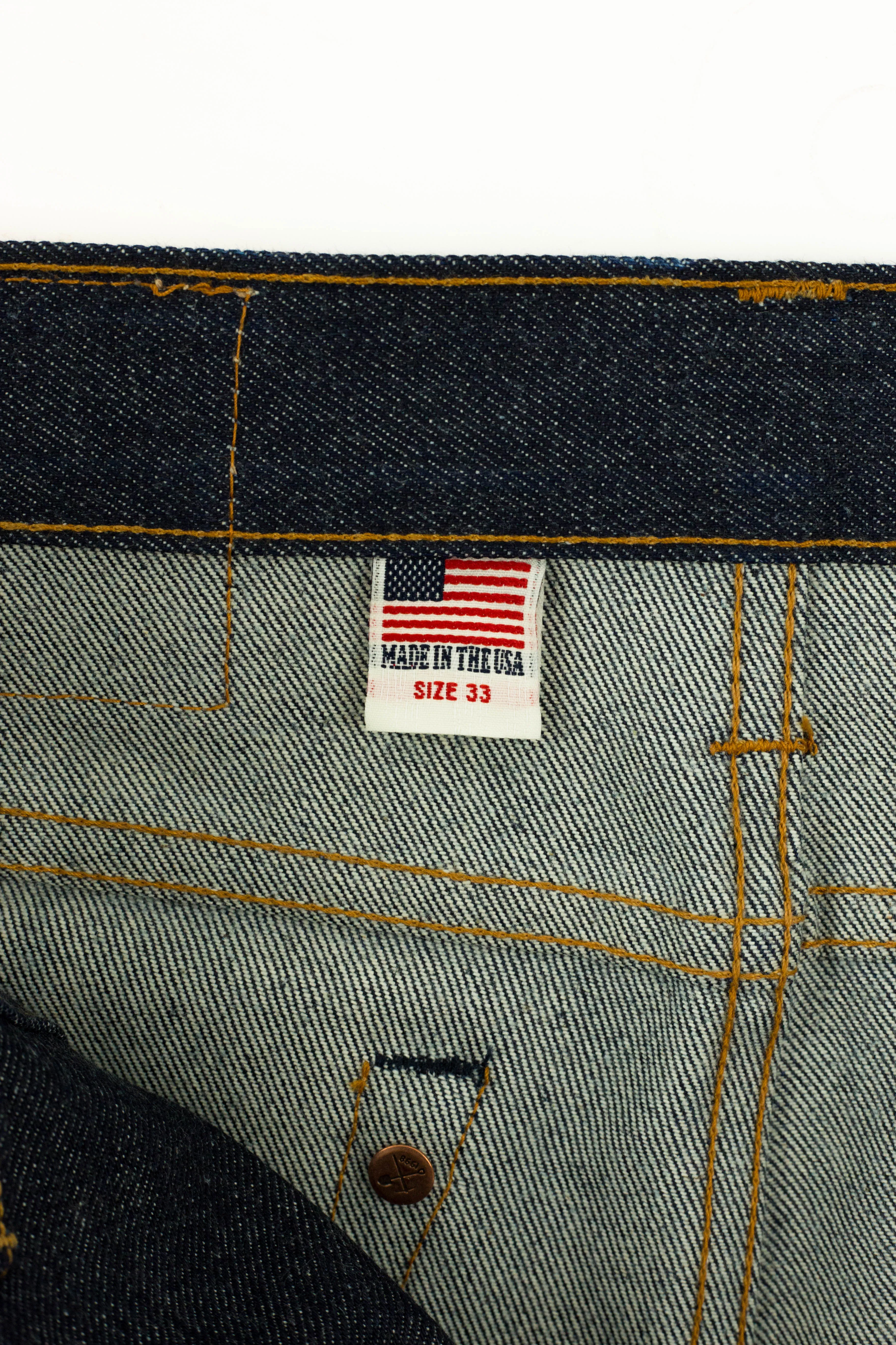 Pre Order - Atlas Vidalia Mills 14 oz Indigo Raw Denim - 1 Weeks