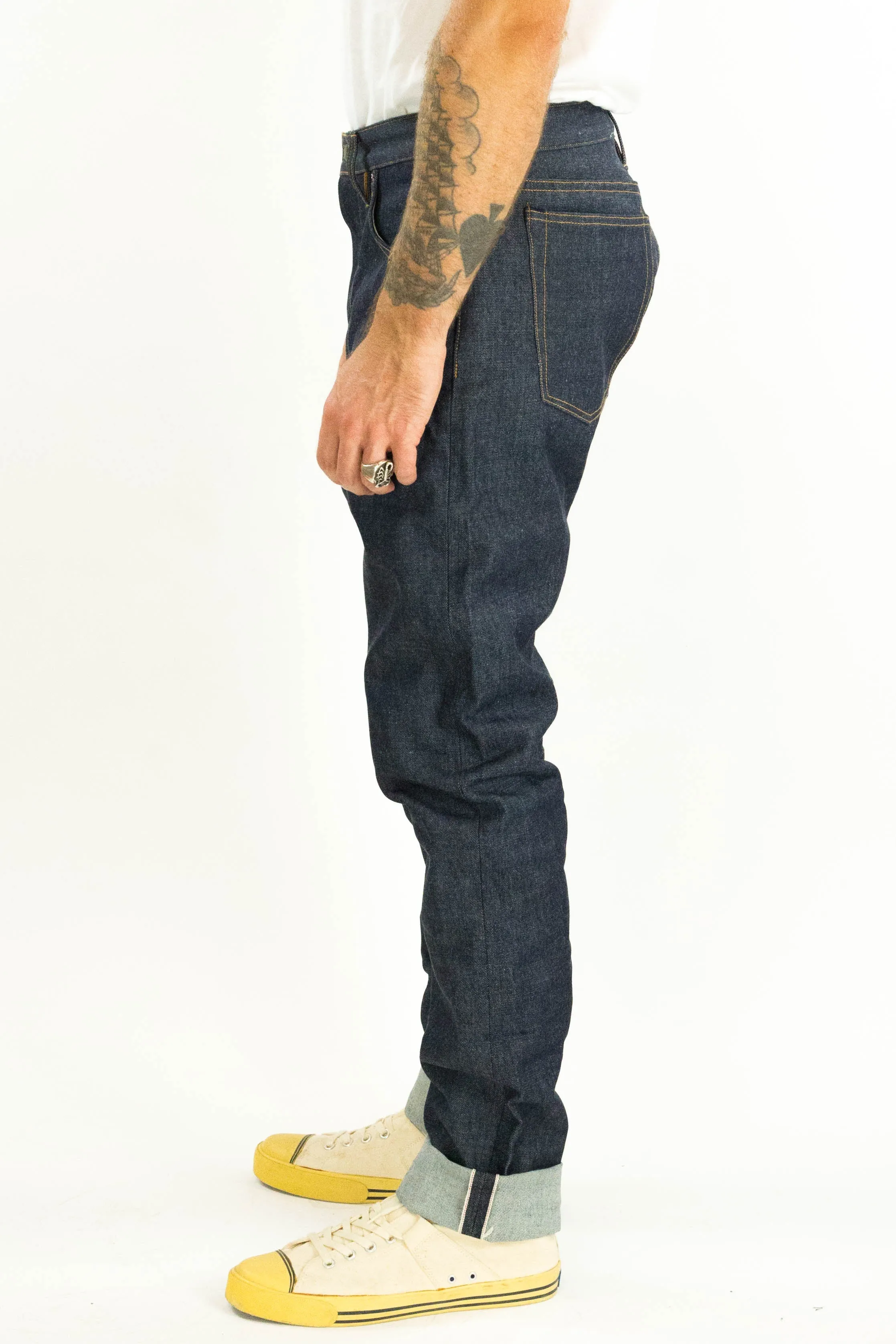 Pre Order - Atlas Vidalia Mills 14 oz Indigo Raw Denim - 1 Weeks