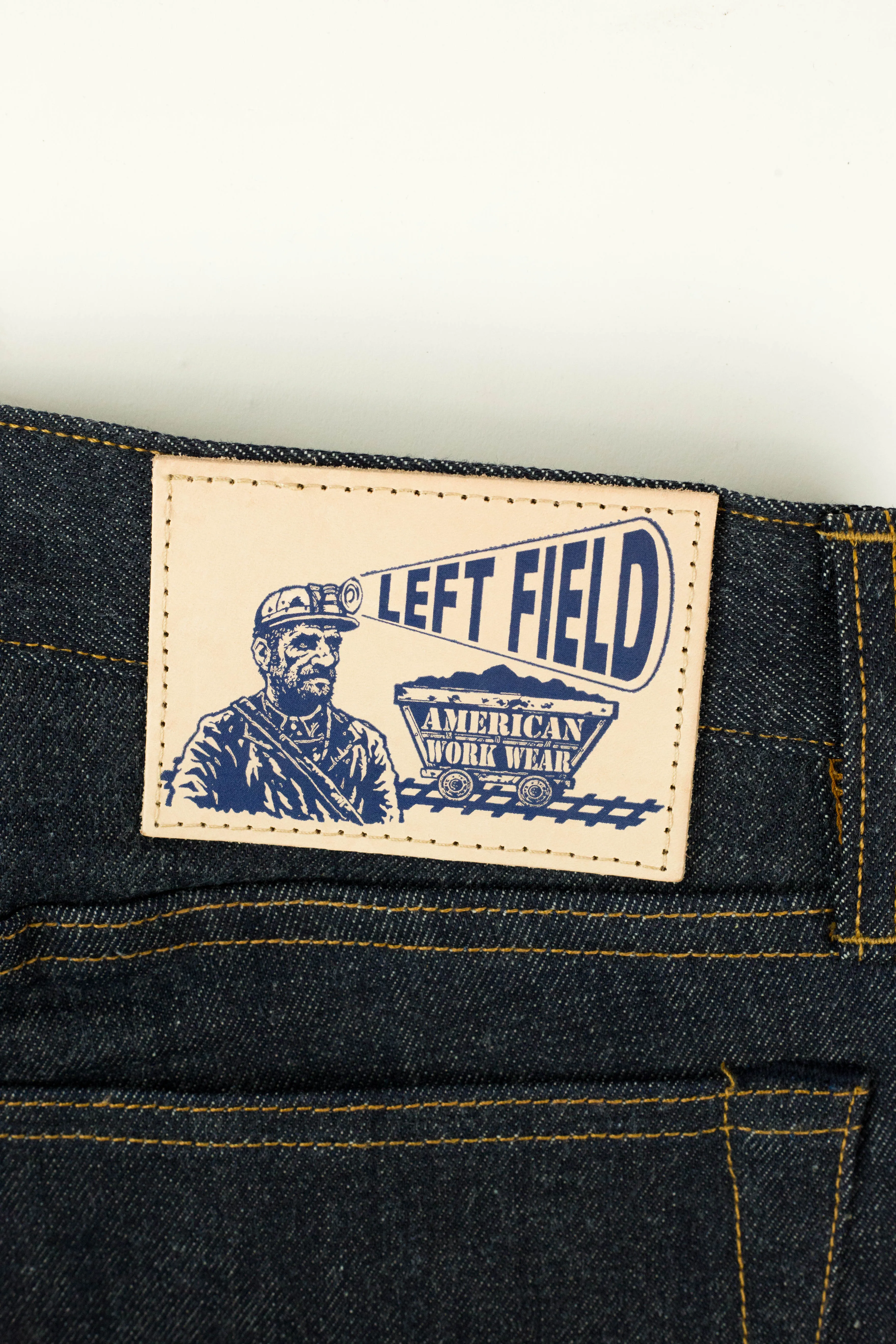 Pre Order - Atlas Vidalia Mills 14 oz Indigo Raw Denim - 1 Weeks