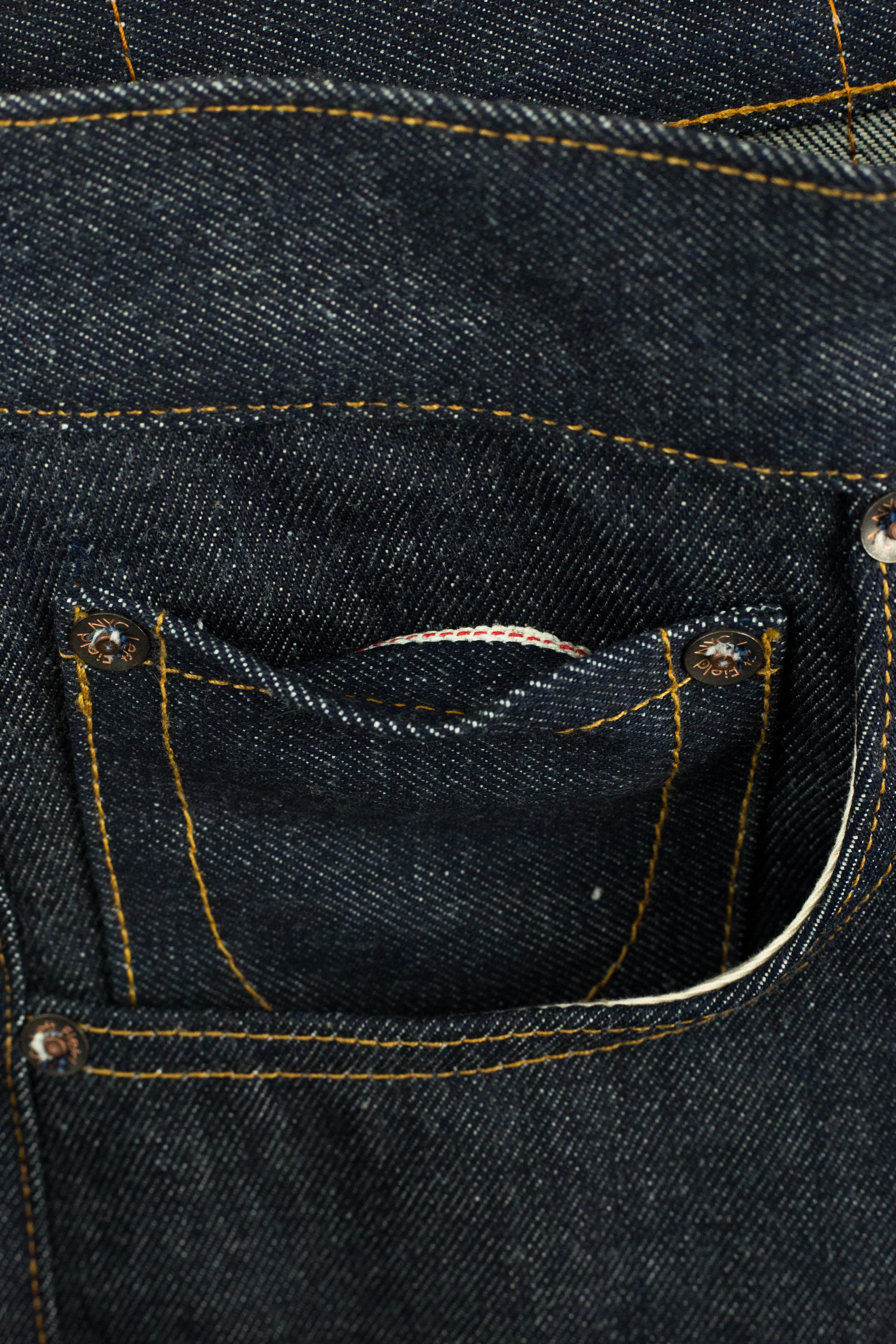 Pre Order - Atlas Vidalia Mills 14 oz Indigo Raw Denim - 1 Weeks